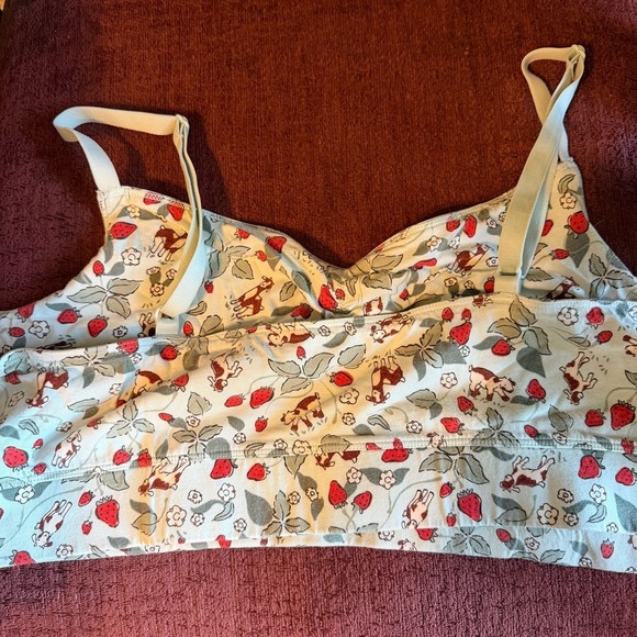 Duluth Trading Co. Bra Womens XXL Garden Print Soft Bralette Low Impact Set Of 3 - Picture 7 of 9